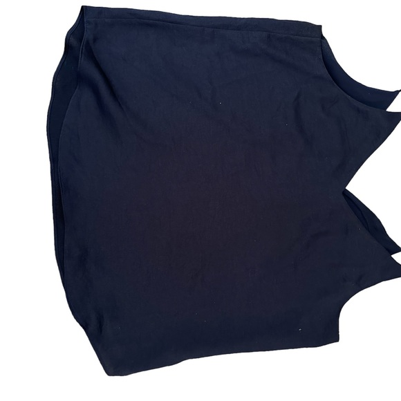 Express | Navy Blue Embroidered Cami Slip Tank Top in Women’s Large - Picture 5 of 5